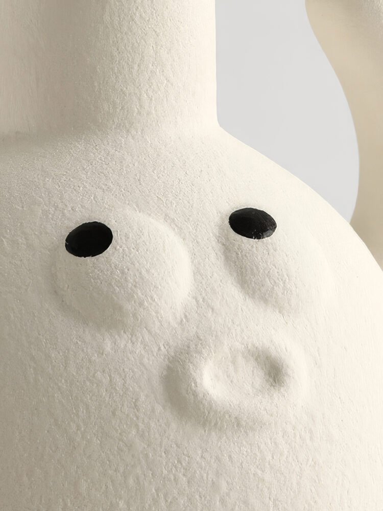 Wabiv artistic big foot shaped quirky ceramic vase