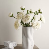 zhutu1 Frosted twisted flower vase