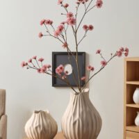 Wabi-sabi irregular pattern vase