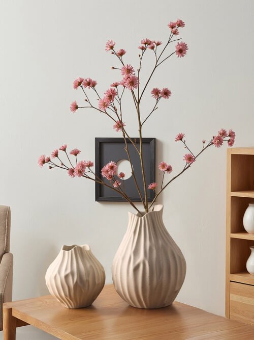 zhutu1 Wabi-sabi irregular pattern vase