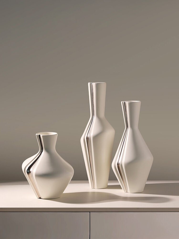 Wabiv Three-fold patterned vase