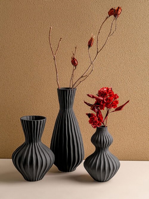 zhutu1 Wabiv Retro striped vase