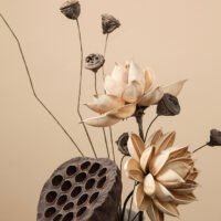 Natural dried flower arrangements