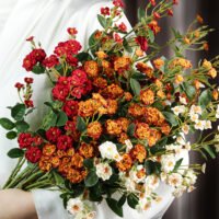 Wabiv artificial roses