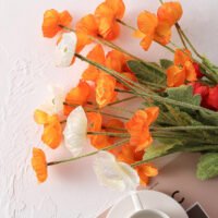 Wabiv Simulated poppy flowers
