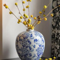 zhutu1 Ink and blue porcelain bottle