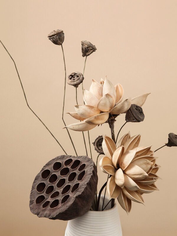 Natural dried flower arrangements