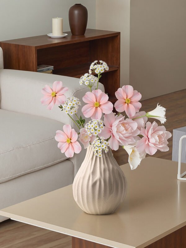 Wabi-sabi irregular pattern vase