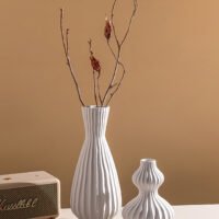 Wabiv Retro striped vase