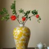 Rich and noble yellow orchid vase