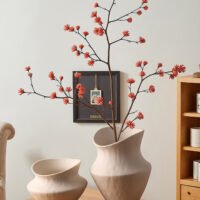 Wide-mouthed irregular patterned vase