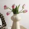 Creamy Multi-Petal Vase