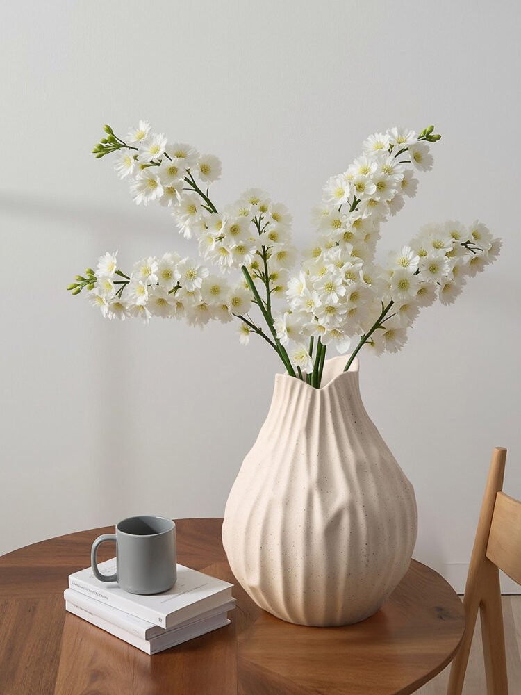 Wabi-sabi irregular pattern vase