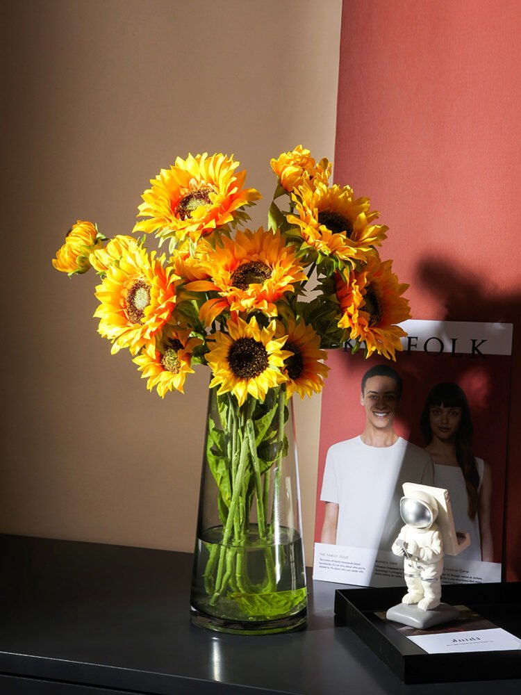 zhutu3 Wabiv Simulated sunflower flower