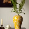 Rich and noble yellow orchid vase