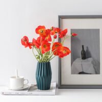 Wabiv Simulated poppy flowers