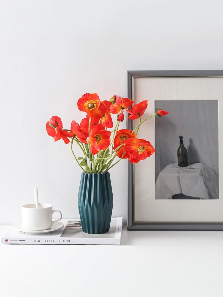 Wabiv Simulated poppy flowers