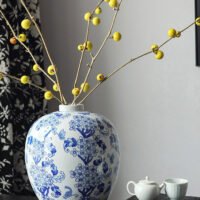 zhutu3 Ink and blue porcelain bottle