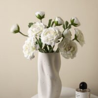 zhutu4 Frosted twisted flower vase