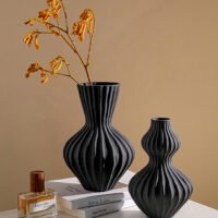 Wabiv Retro striped vase