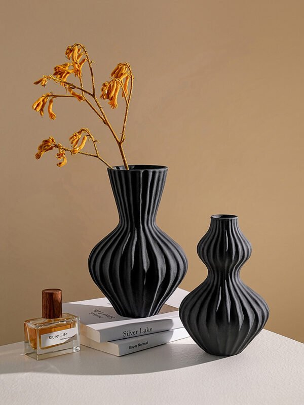Wabiv Retro striped vase