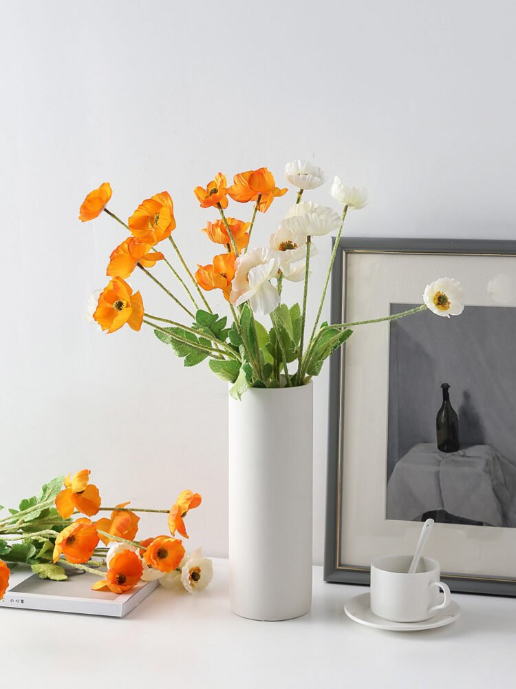 Wabiv Simulated poppy flowers