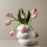 zhutu4 Donut-shaped ceramic vase