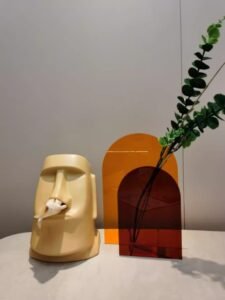 Moai Giant Stone Statue Ceramic Tissue Box