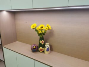 Painted pottery hand-painted flower vase