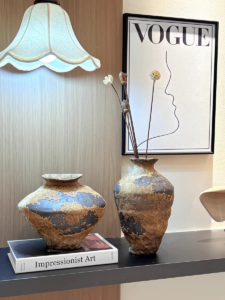 Wabi-sabi style vase
