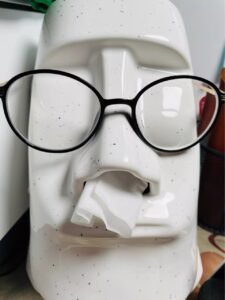 Moai Giant Stone Statue Ceramic Tissue Box