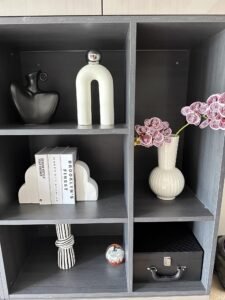 Wabiv spherical striped vase