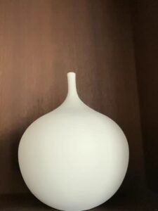 Wabiv Narrow-necked wire-drawn vase