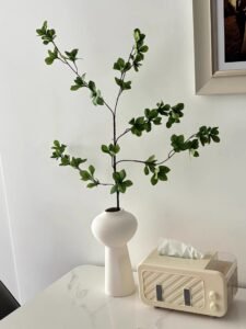 Wabiv Unglazed stenciled vase