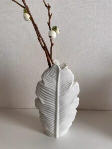 Wabiv Nordic leaf vase