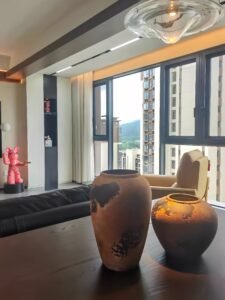 Wabi-sabi vintage vase