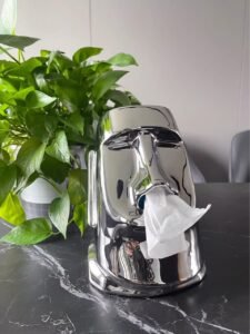 Moai Giant Stone Statue Ceramic Tissue Box