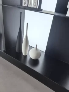 Wabiv Narrow-necked wire-drawn vase