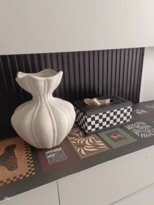 Wabiv French multi-petal vase