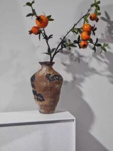 Wabi-sabi vintage vase