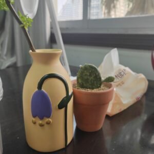 Painted pottery hand-painted flower vase