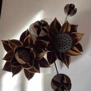 Natural dried flower arrangements