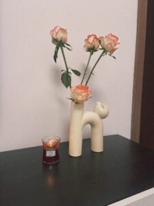 Wabiv Tubular Siamese Cat Flower Vase