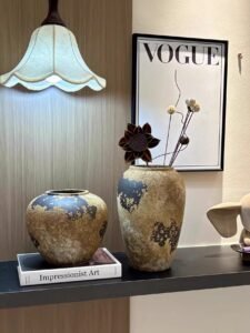 Wabi-sabi vintage vase