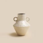Wabiv pure joy minimalist elegant white ceramic vessel for modern homes