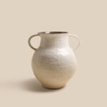 Wabiv pure joy minimalist elegant white ceramic vessel for modern homes