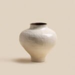 Wabiv pure joy minimalist elegant white ceramic vessel for modern homes