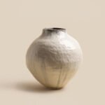 Wabiv pure joy minimalist elegant white ceramic vessel for modern homes