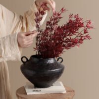 Wabiv elegant light picking ceramic flower utensil for delicate floral arrangements
