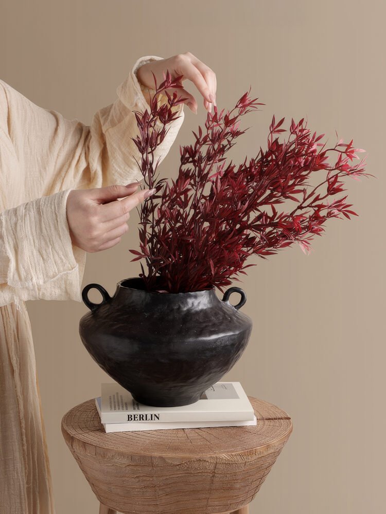 Wabiv elegant light picking ceramic flower utensil for delicate floral arrangements